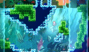 celeste underwater section