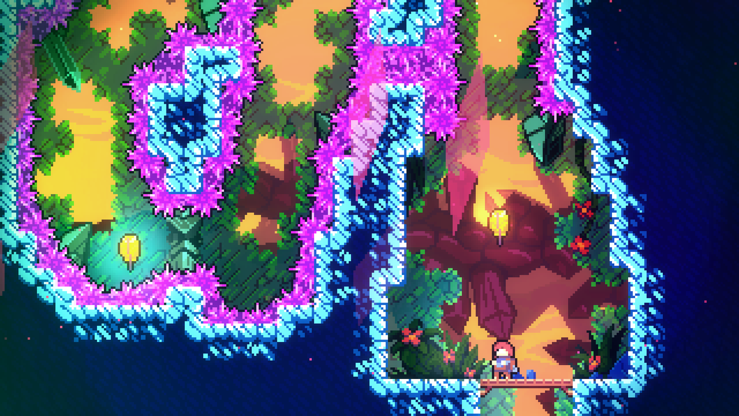 celeste a pink crystal filled cave