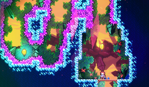 celeste a pink crystal filled cave