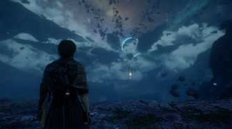Clair Obscur Expedition 33 Gustave overlooking darkness