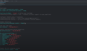 configuring services on NixOS