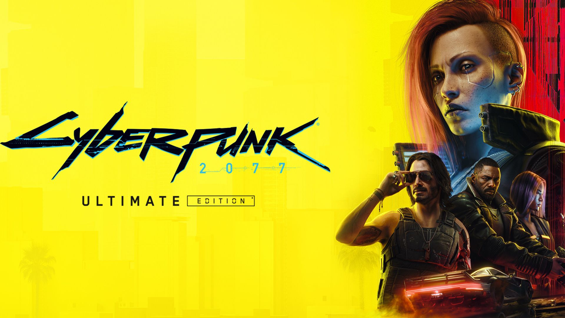 The key art for Cyberpunk 2077 Ultimate Edition. 