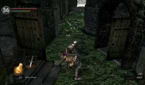 A screenshot of gameplay of Dark Souls
