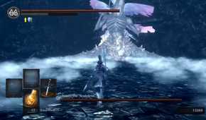 A screenshot of gameplay of Dark Souls