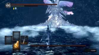 A screenshot of gameplay of Dark Souls