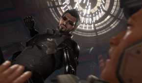 A screenshot from the game Deus Ex: Mankind Divided, showing a man about to punch someone.