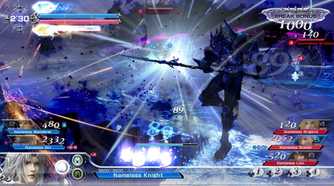 A screenshot of gameplay from Dissidia Final Fantasy NT