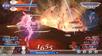 A screenshot of gameplay from Dissidia Final Fantasy NT
