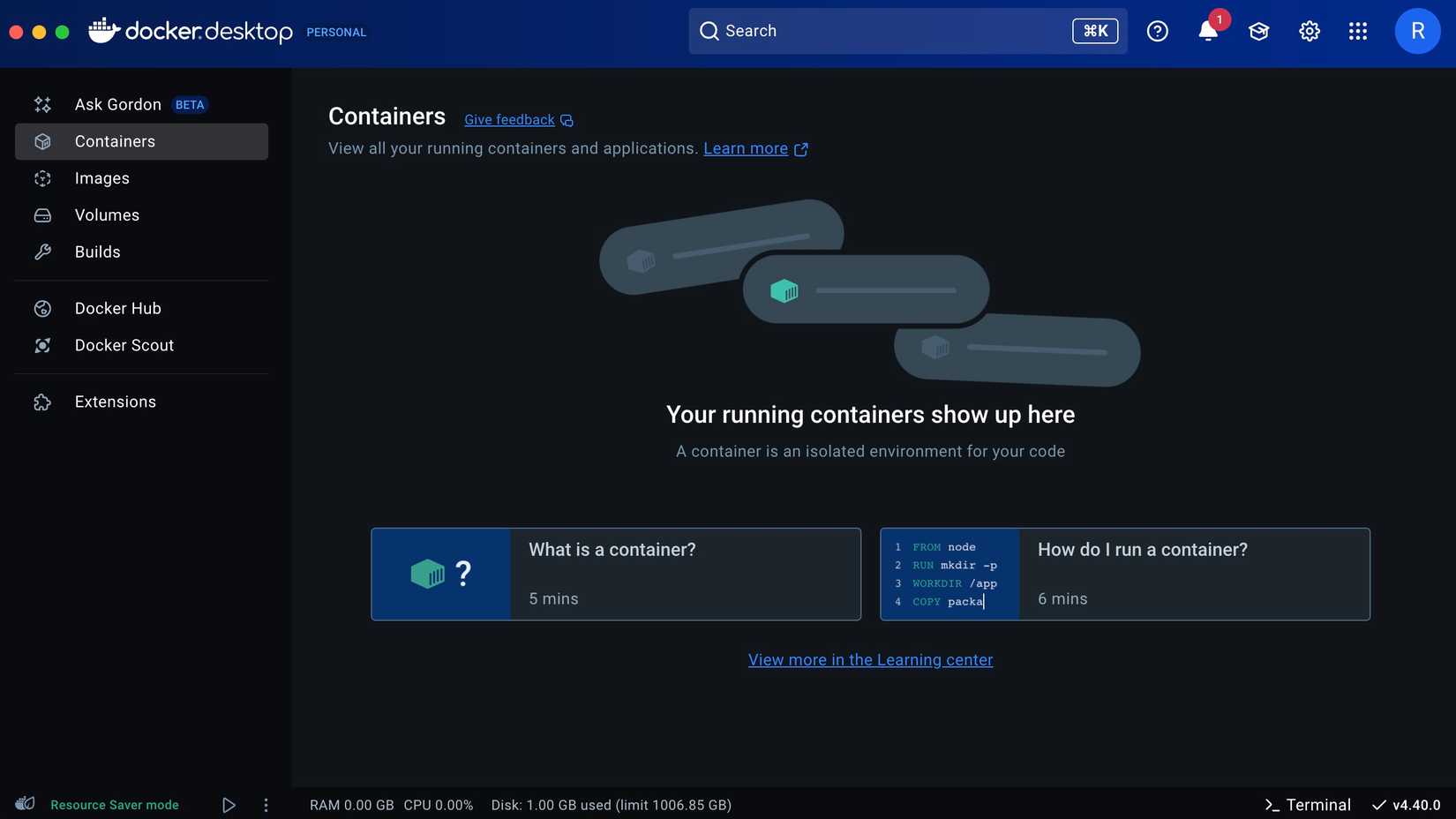 Docker UI