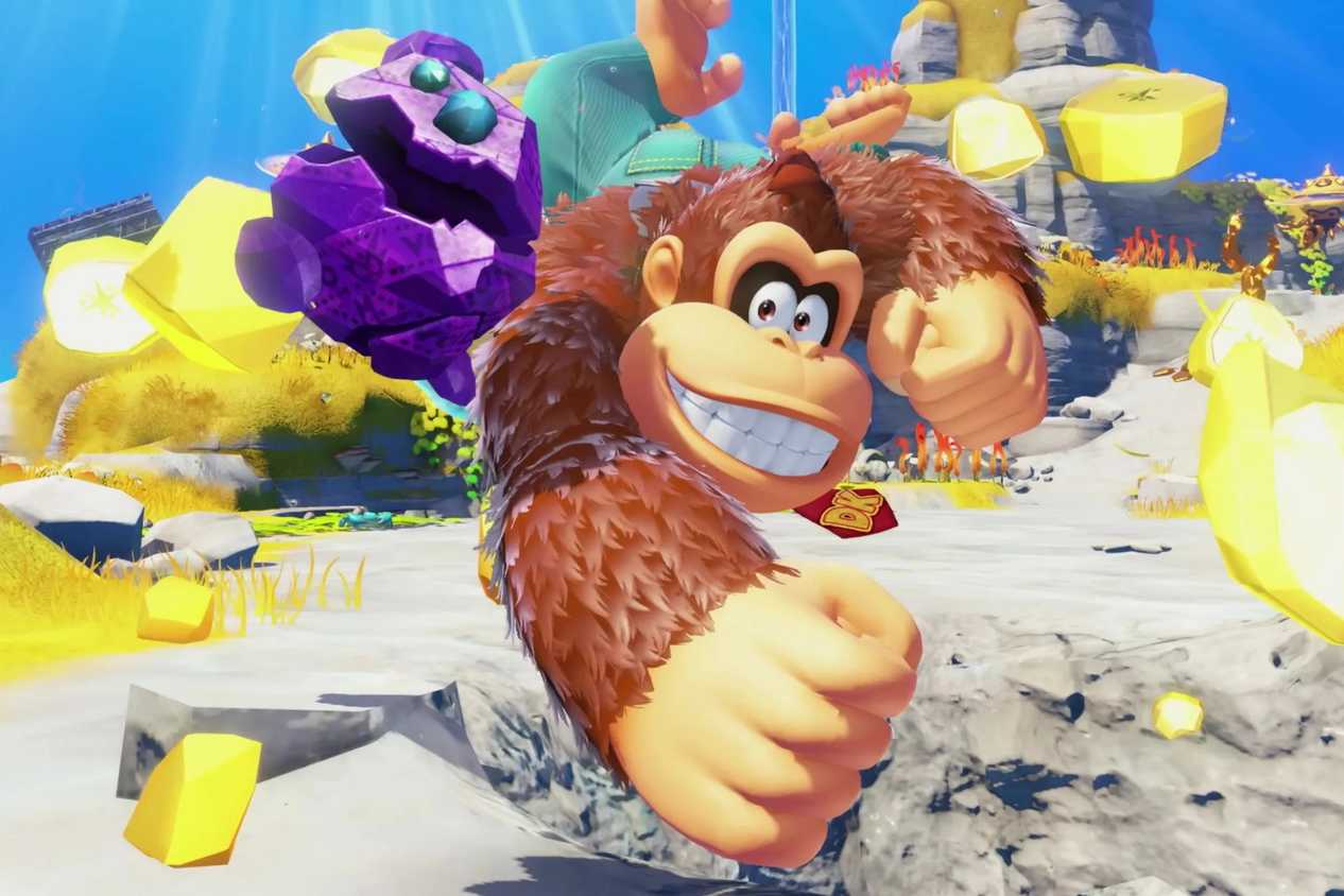 Donkey Kong Banaza Screenshot