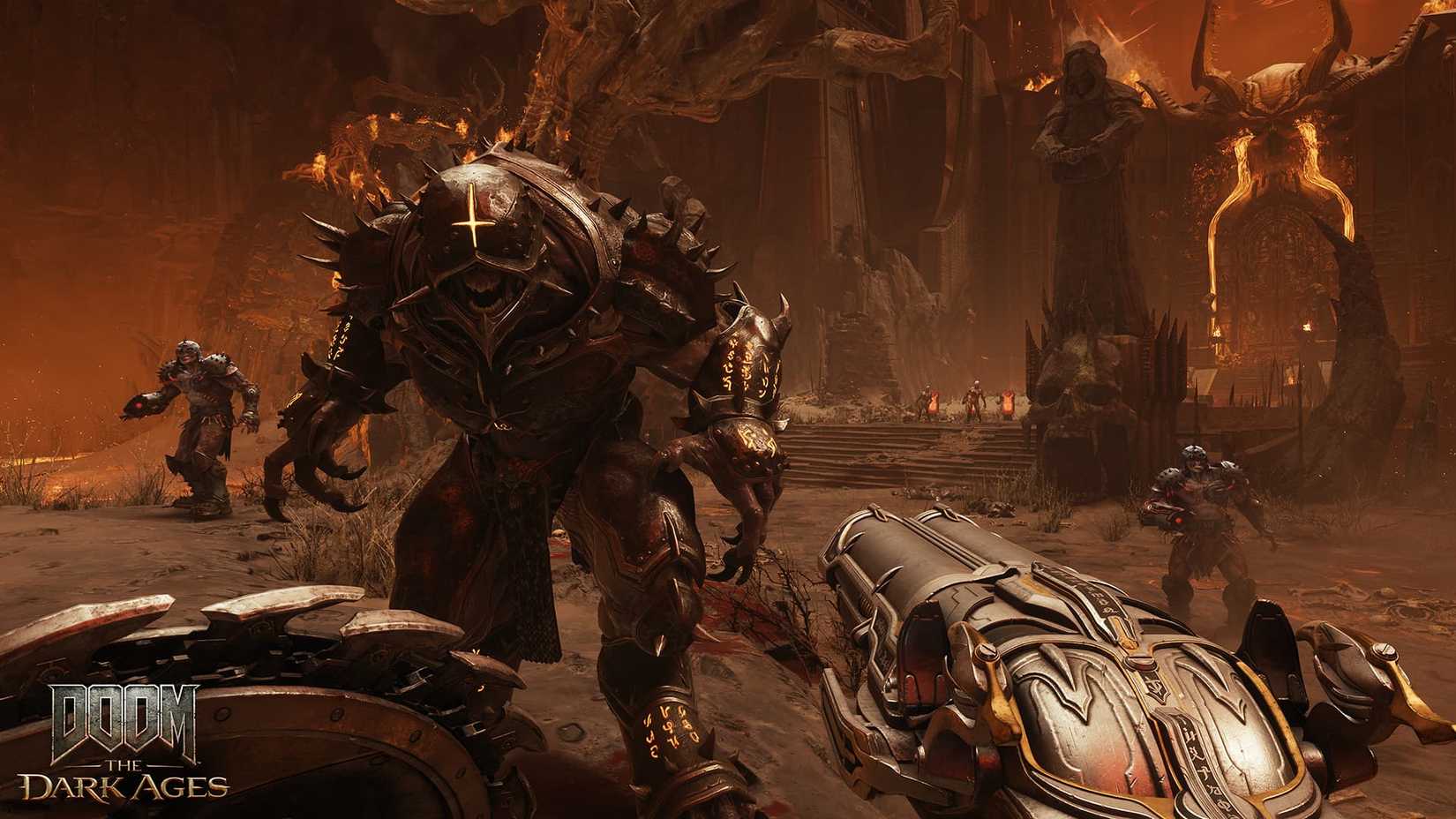 A hell knight in Doom: The Dark Ages.