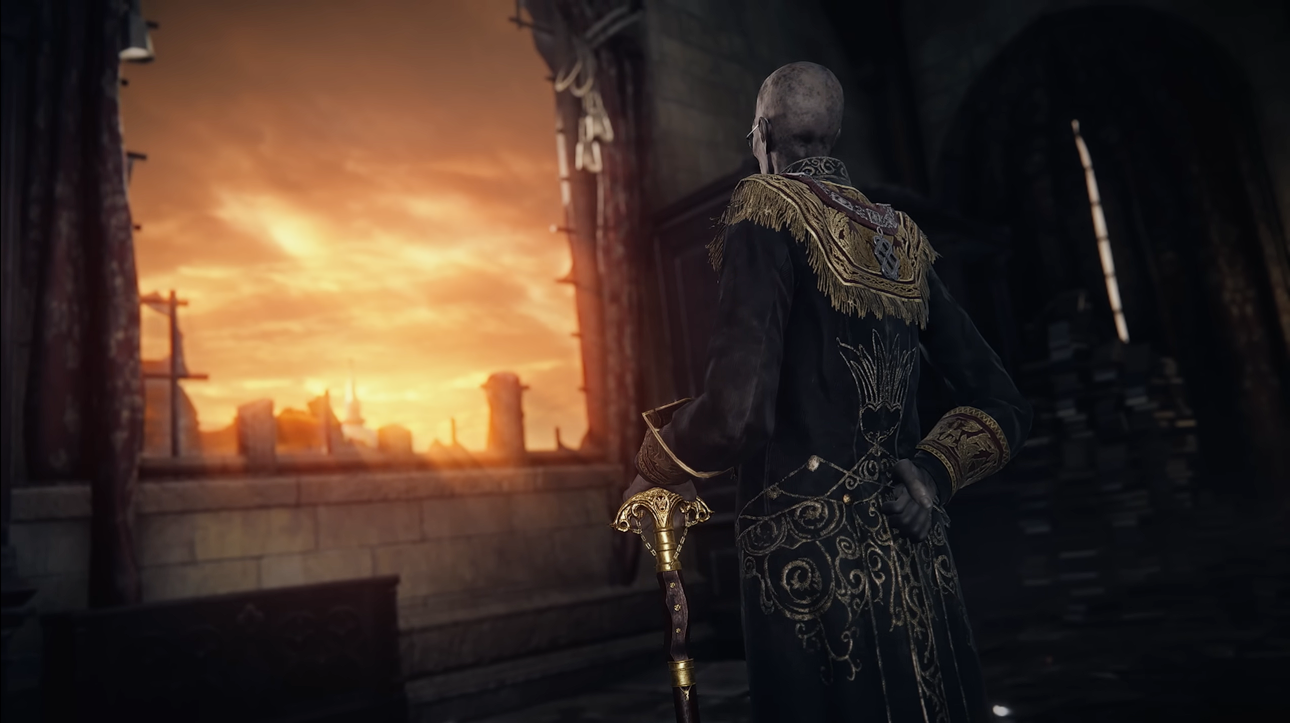 duskblood trailer old man looking out the window