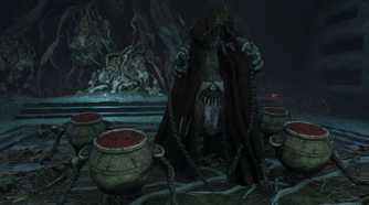 Elden Ring Grave Warden Duelist with jars
