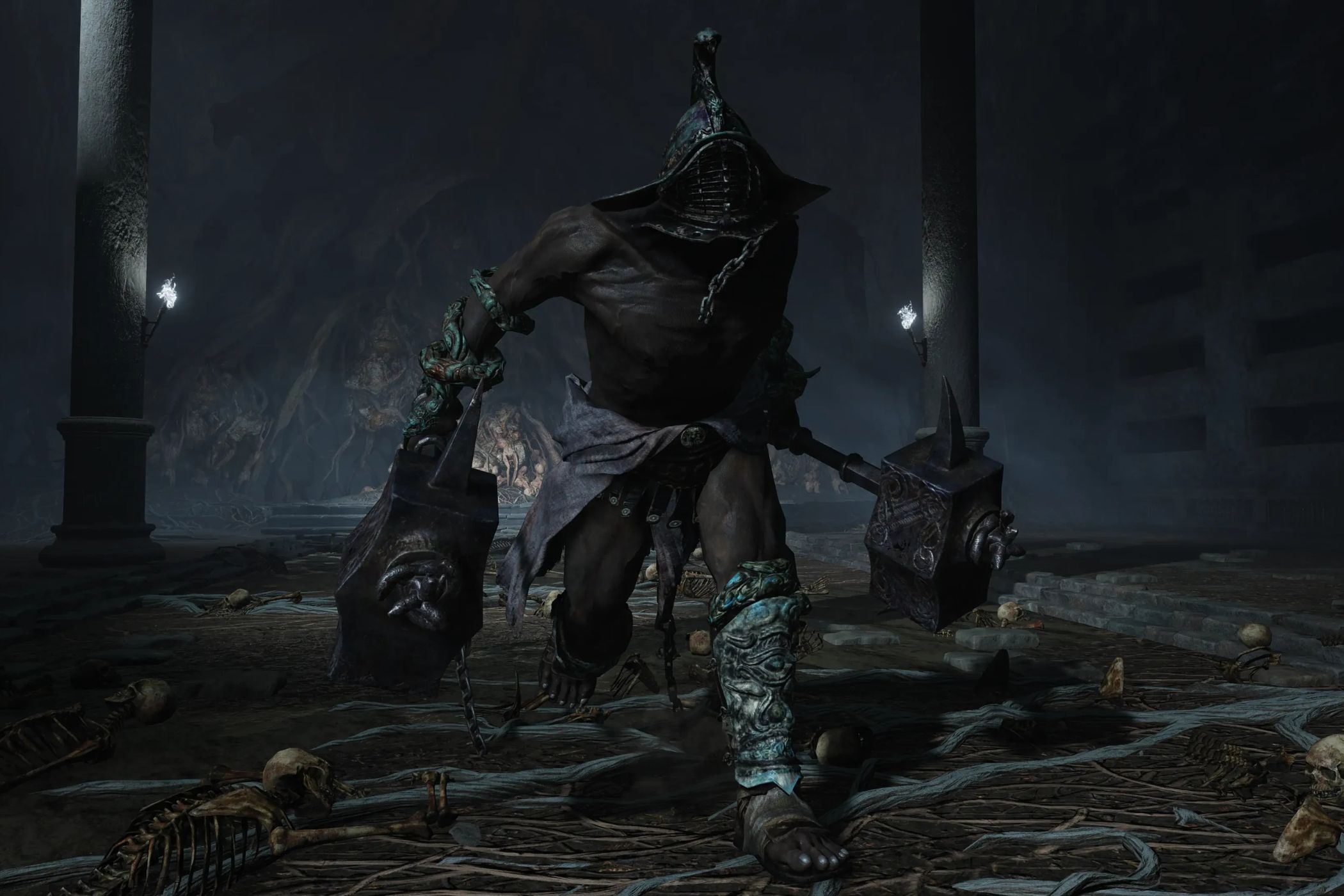 Elden Ring Grave Warden Duelist starting fight
