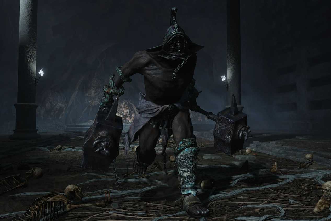 Elden Ring Grave Warden Duelist starting fight