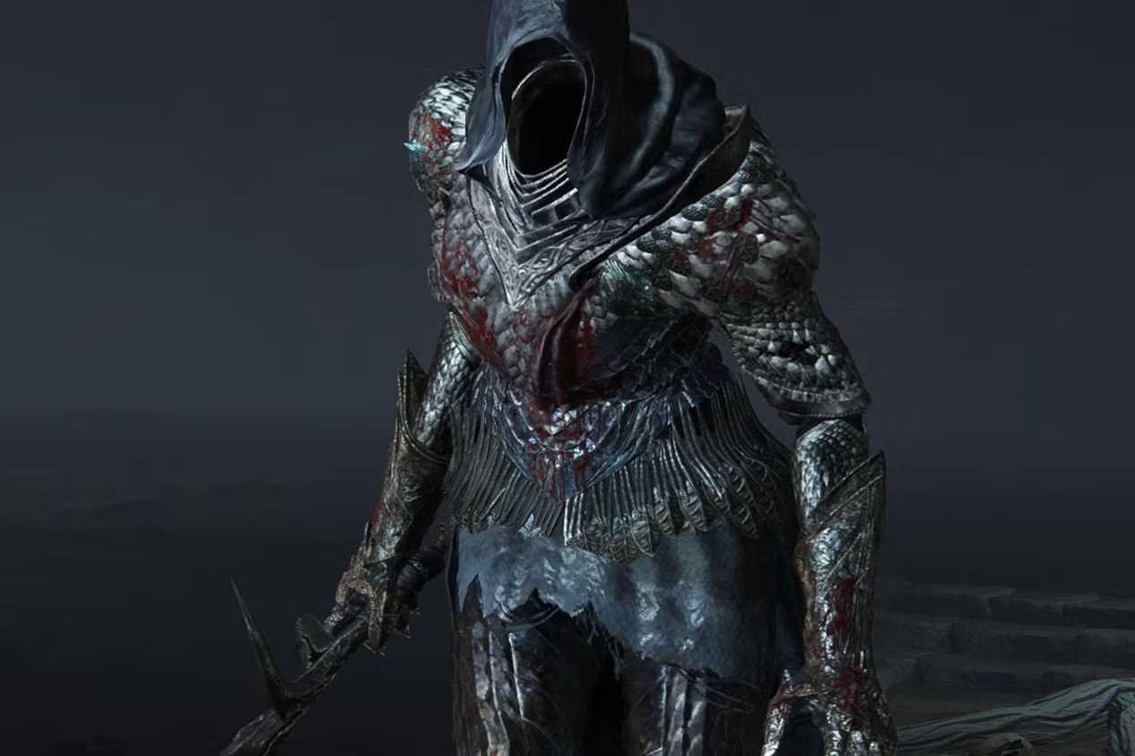 Elden Ring Black Knife Assassin closeup shot