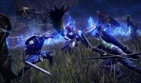 Elden Ring Nightreign Guardian fighting group of enemies