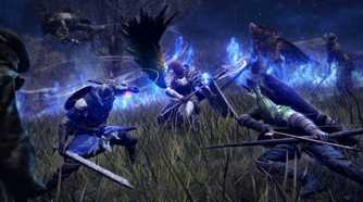 Elden Ring Nightreign Guardian fighting group of enemies