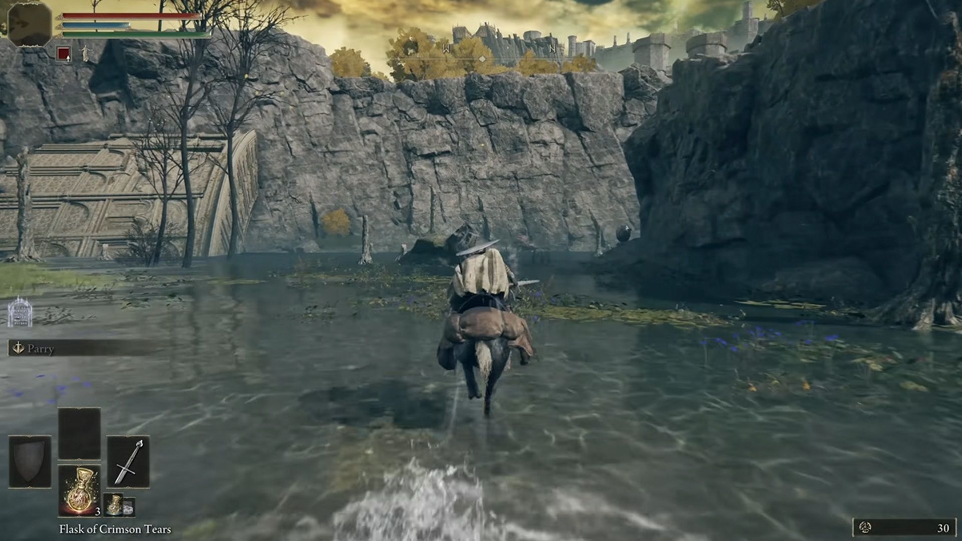 A screenshot of gameplay from Elden Ring