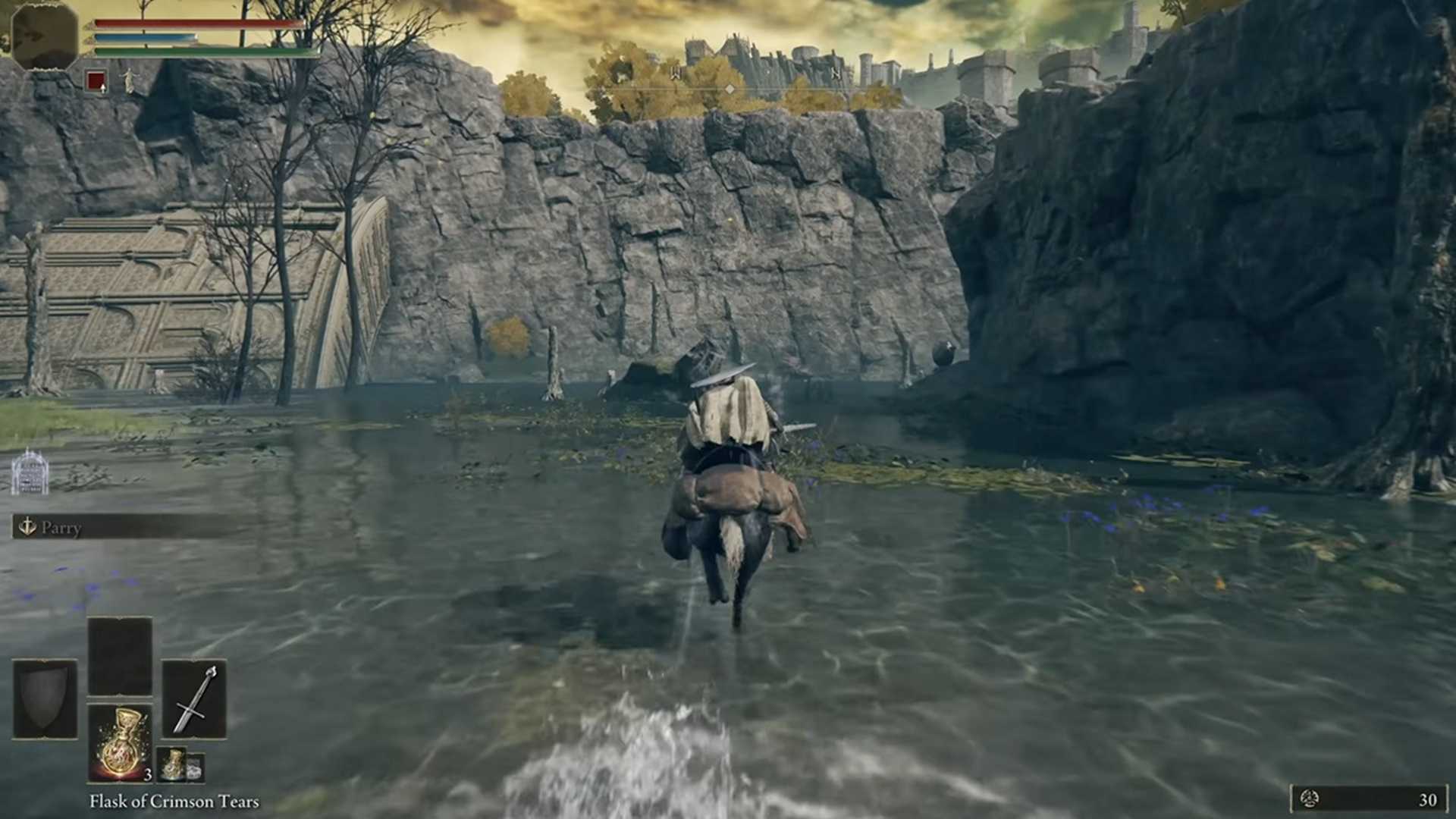 A screenshot of gameplay from Elden Ring