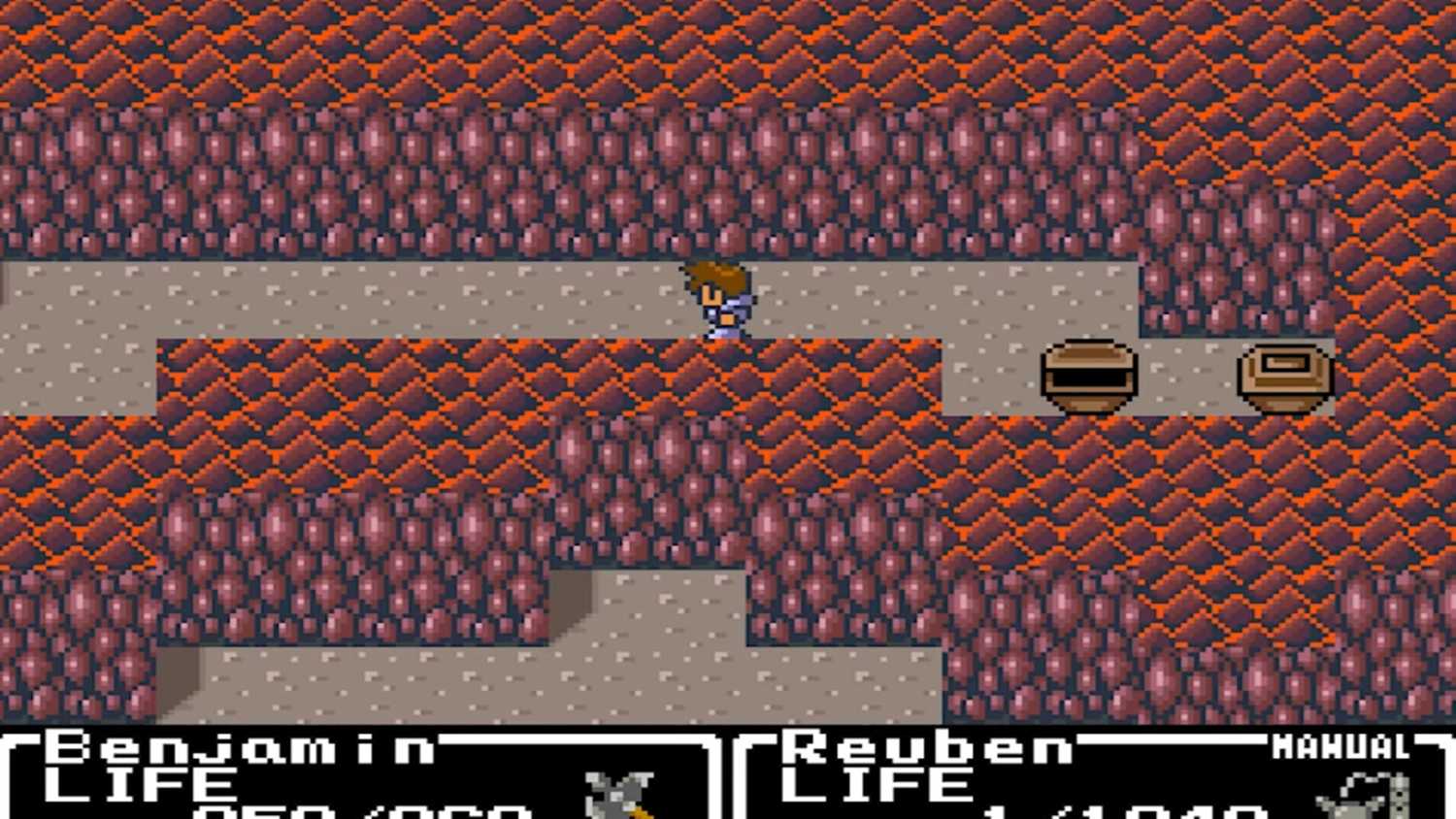 A screenshot of gameplay from Final Fantasy Mystic Quest