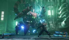 A screenshot of gameplay from Final Fantasy VII Remake