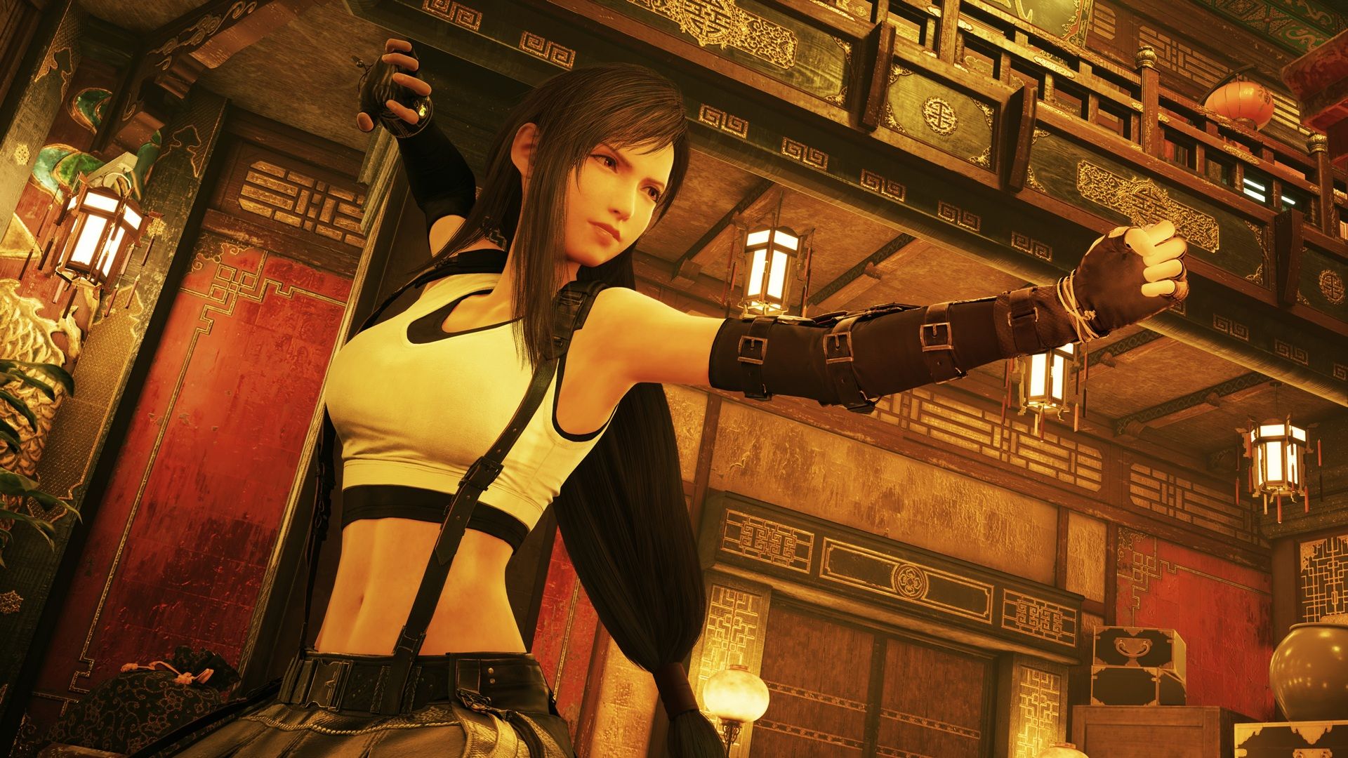 A screenshot of gameplay from Final Fantasy VII Remake