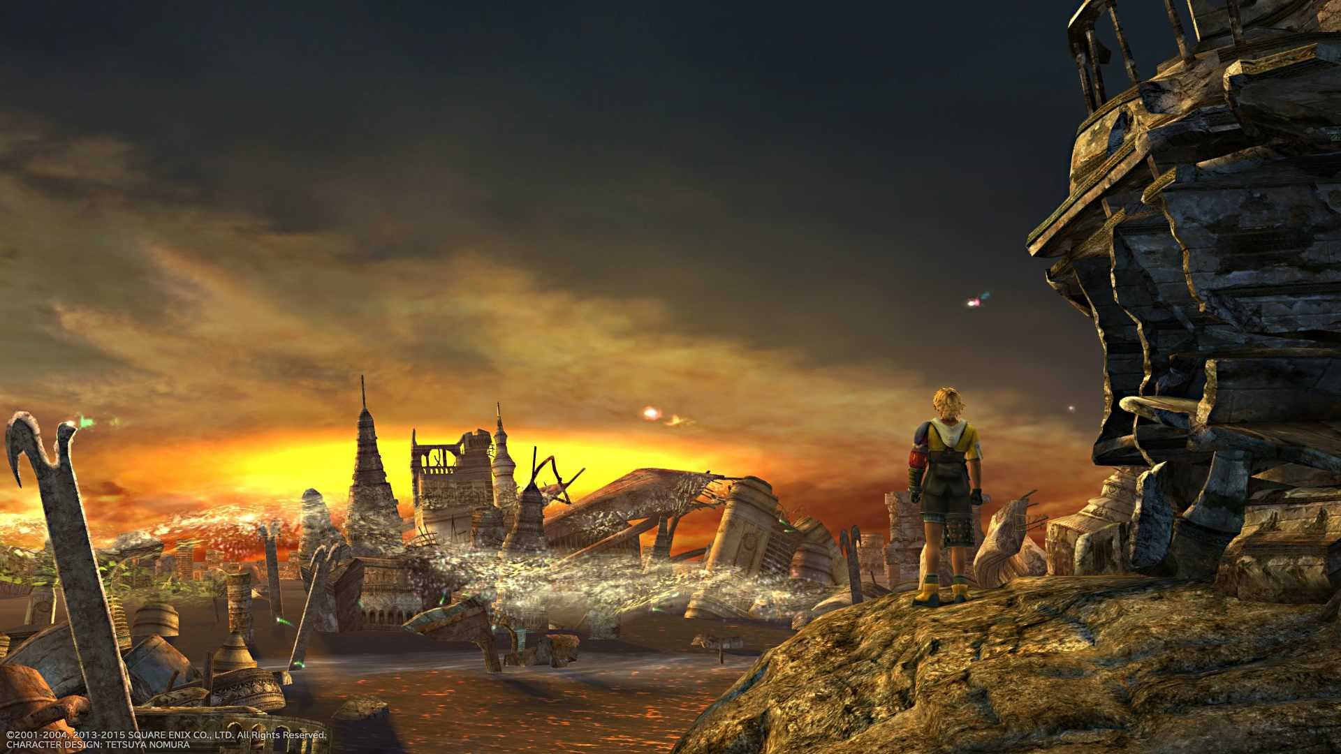 A screenshot of gameplay from Final Fantasy X