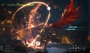 A screenshot of gameplay from Final Fantasy XVI