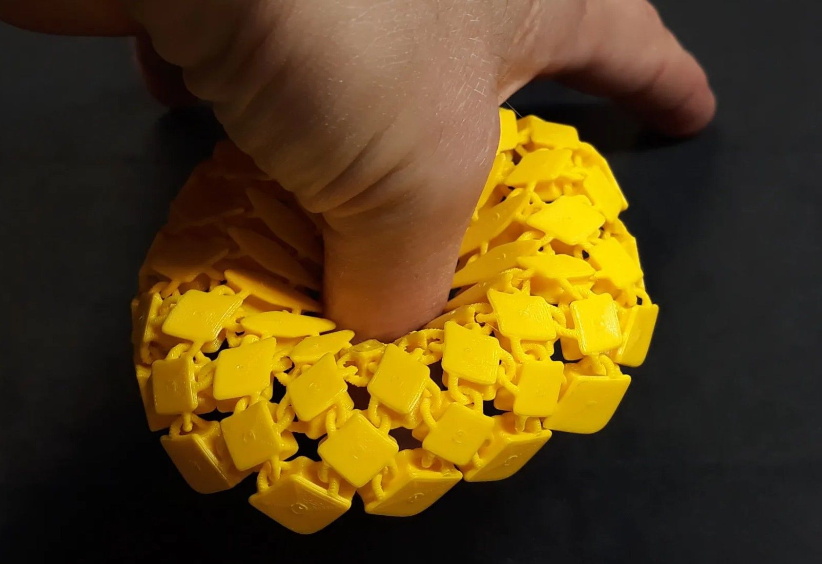 3D printed sunflowerr fabric