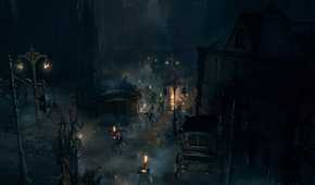 Bloodborne enemies walking the streets