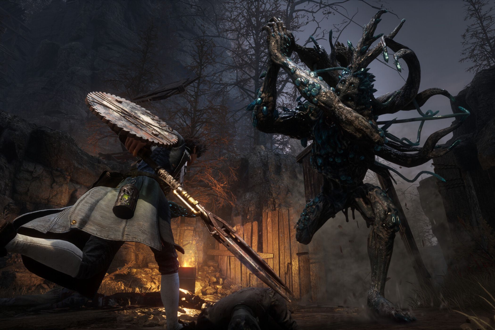 Lies of P Pinocchio fighting tree boss