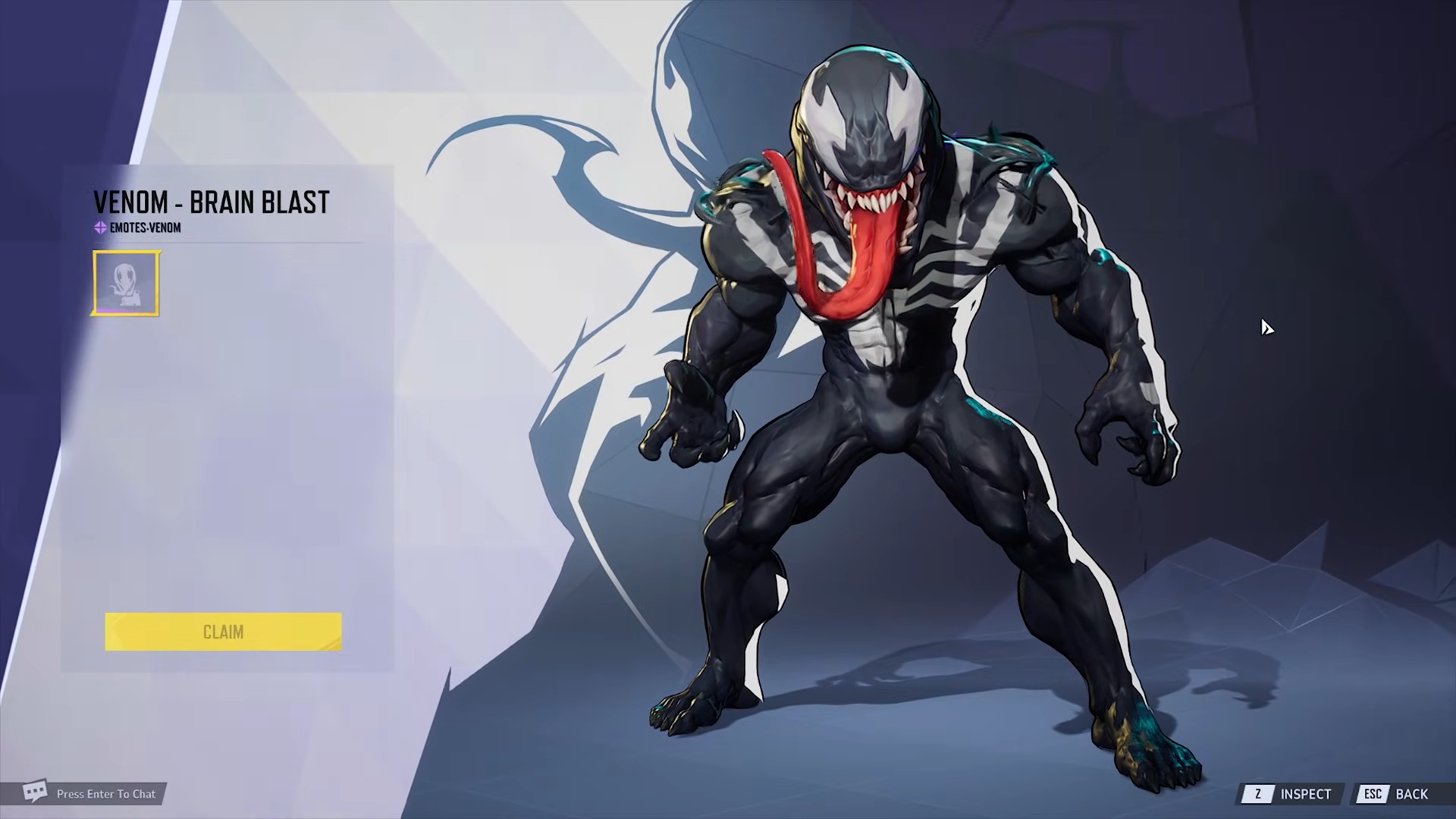 Marvel Rivals Giant-Size Brain Blast Trailer Venom big head emote