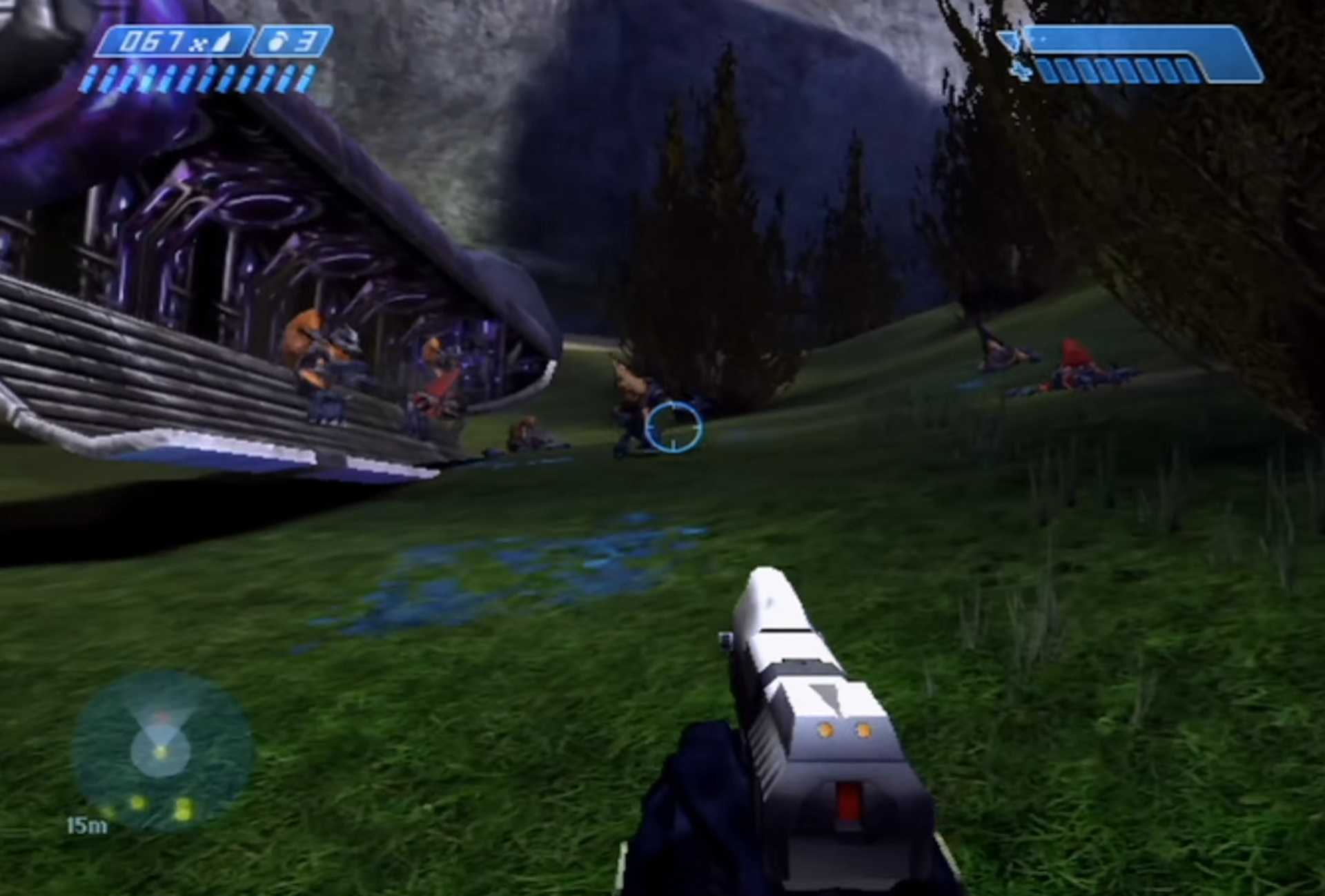 A screenshot of gameplay of Halo Combat Evolved