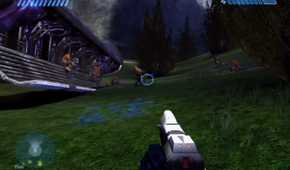 A screenshot of gameplay of Halo Combat Evolved