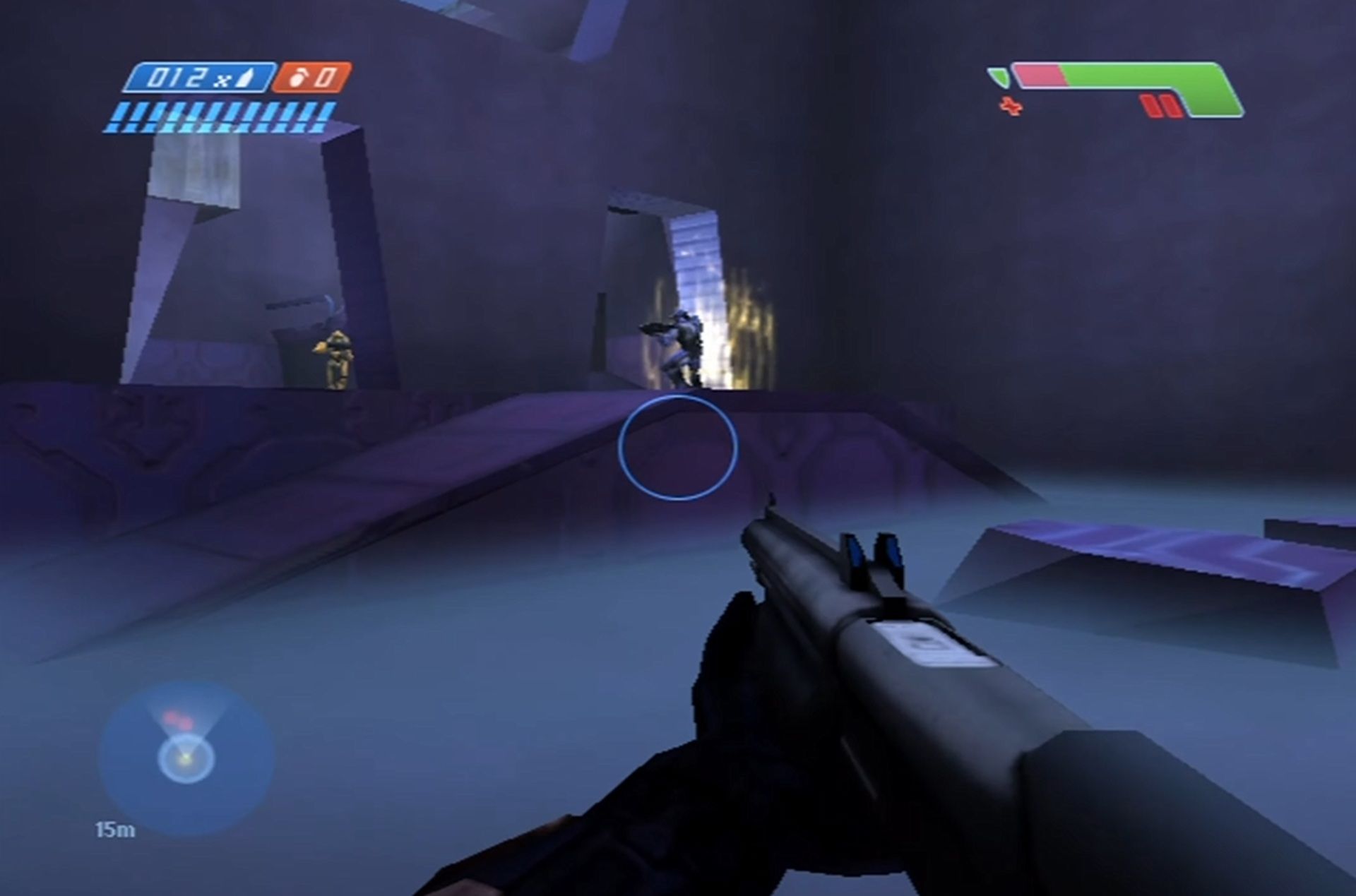 A screenshot of gameplay of Halo Combat Evolved