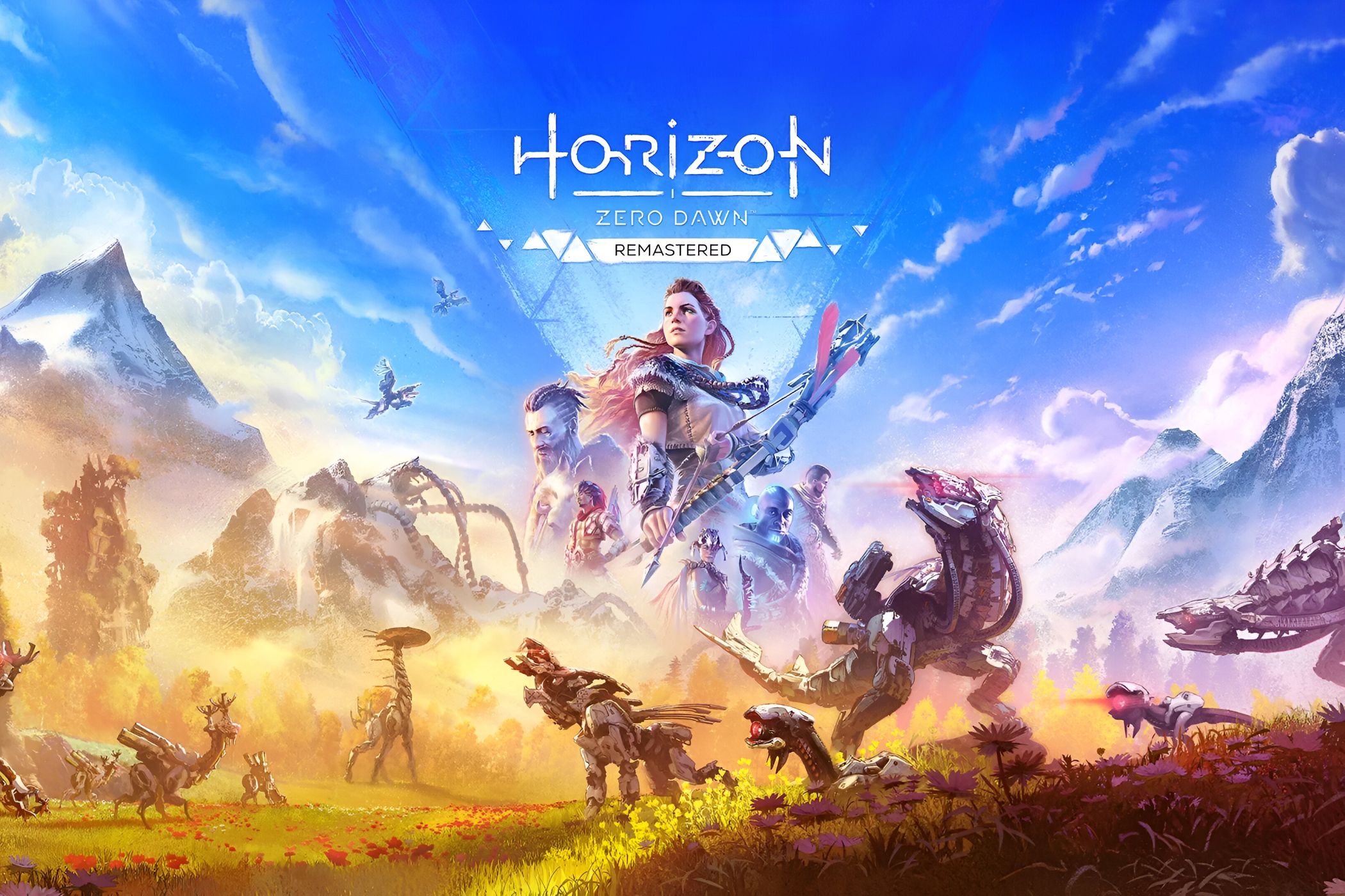Poster for the game Horizon Zero Dawn Remastered.
