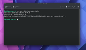 installing OBS on NixOS
