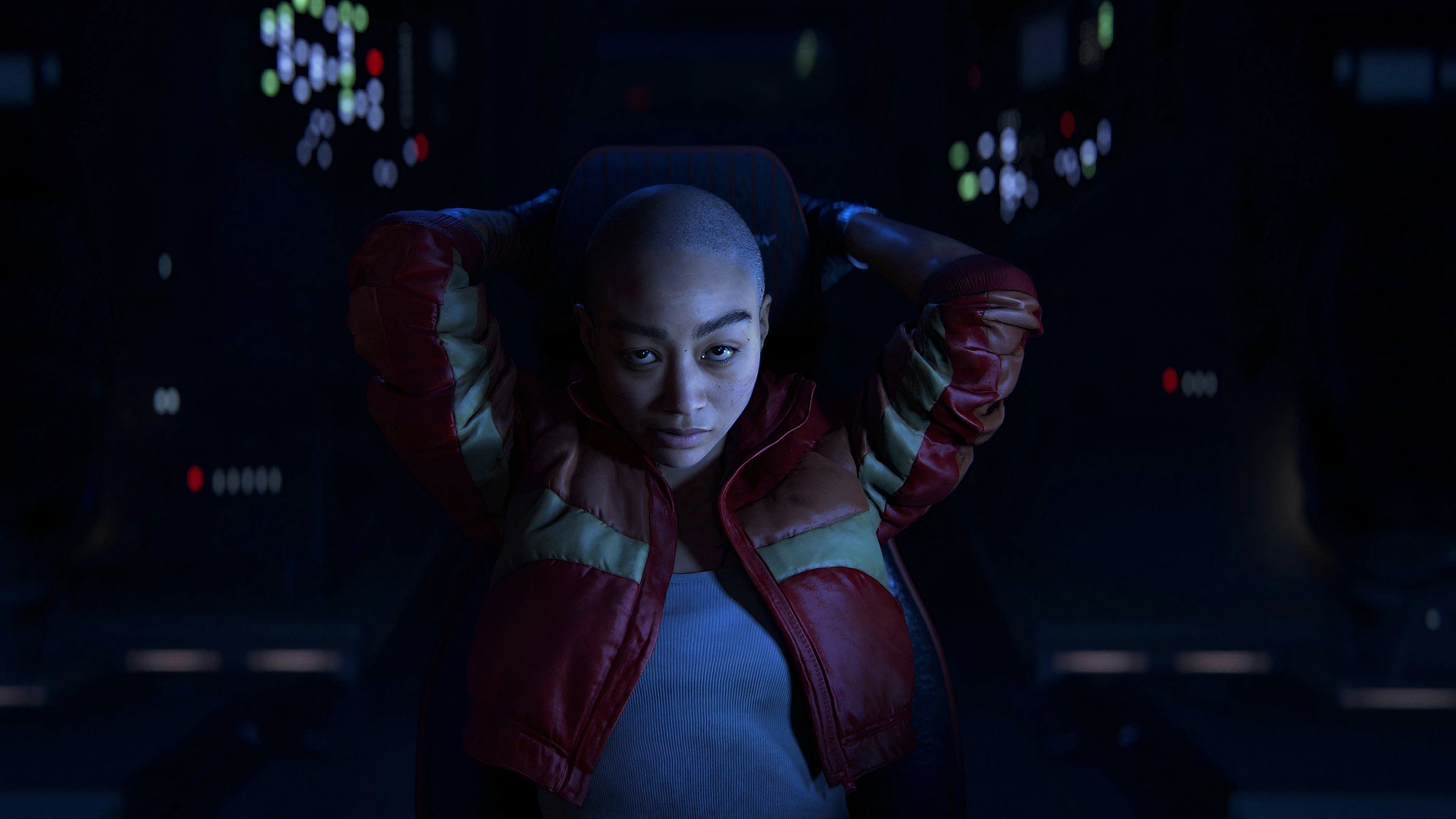 An image from Intergalactic: The Heretic Prophet, showing Jordan A. Mun, the protagonist.