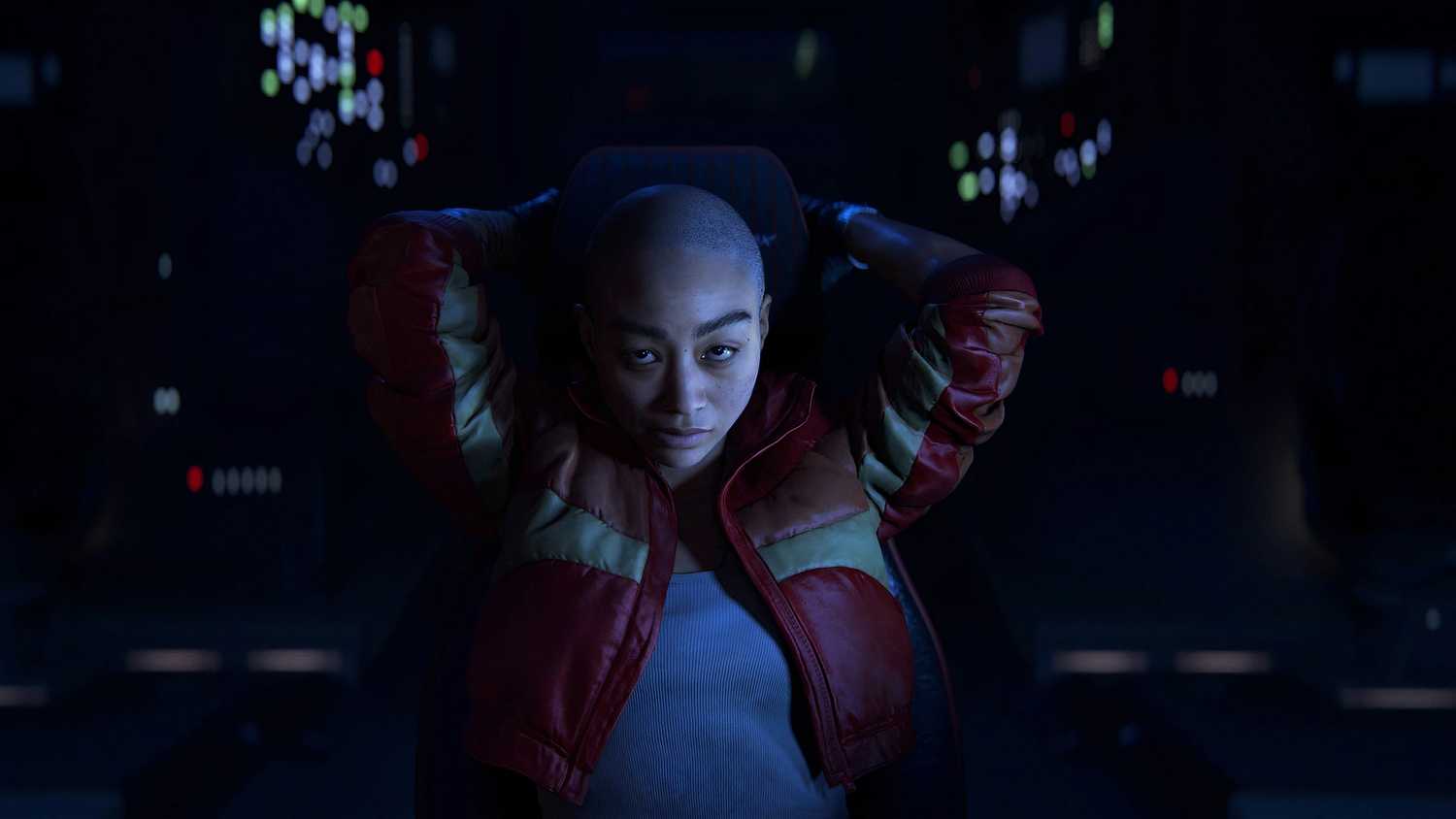 An image from Intergalactic: The Heretic Prophet, showing Jordan A. Mun, the protagonist.