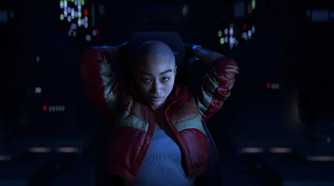An image from Intergalactic: The Heretic Prophet, showing Jordan A. Mun, the protagonist.