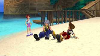 A screenshot of Kingdom Hearts