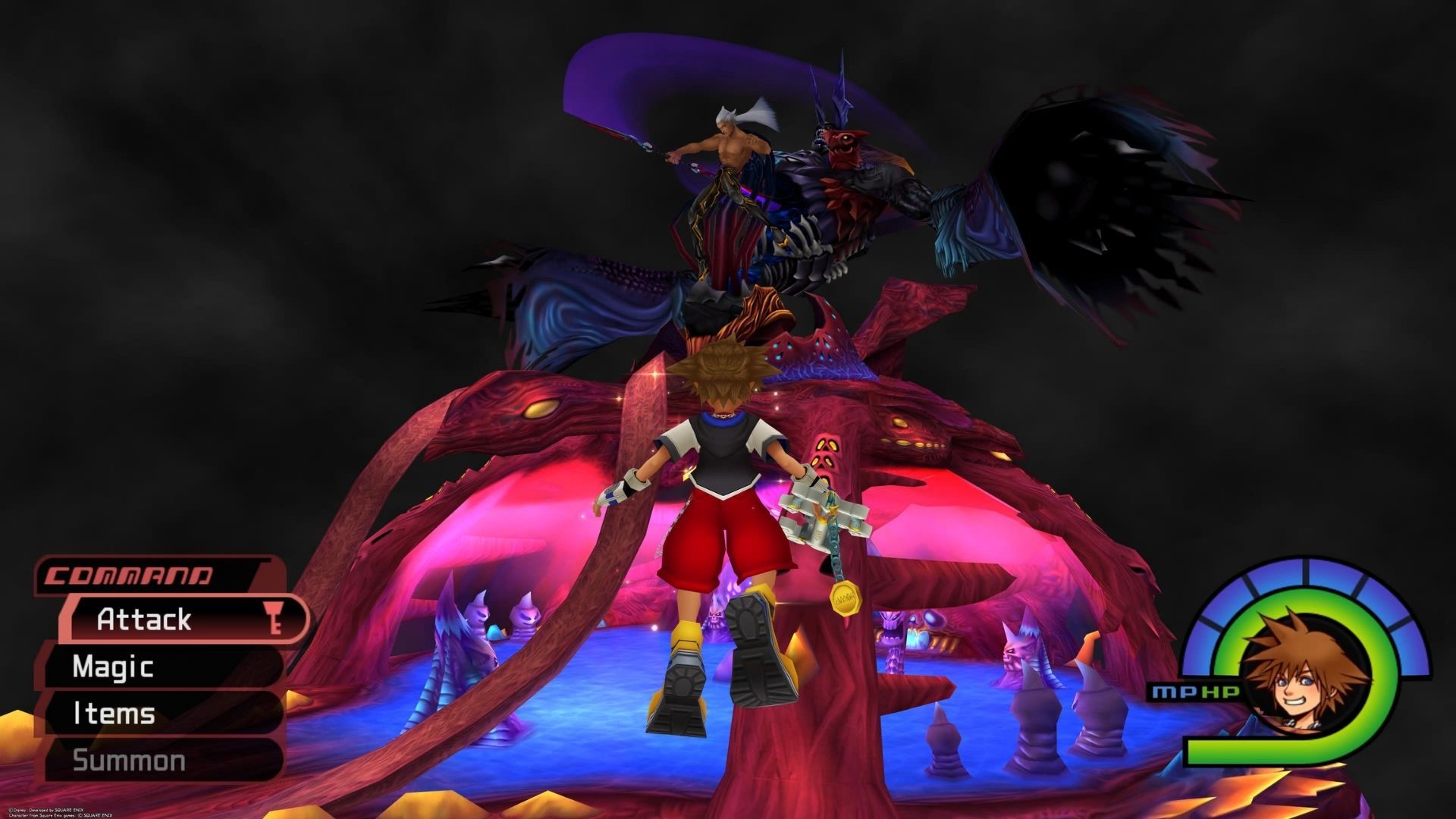 A screenshot of Kingdom Hearts