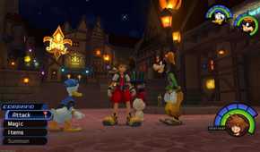 A screenshot of Kingdom Hearts
