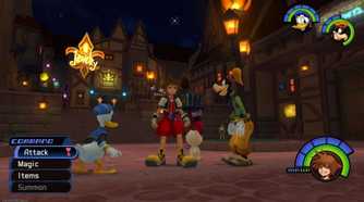 A screenshot of Kingdom Hearts