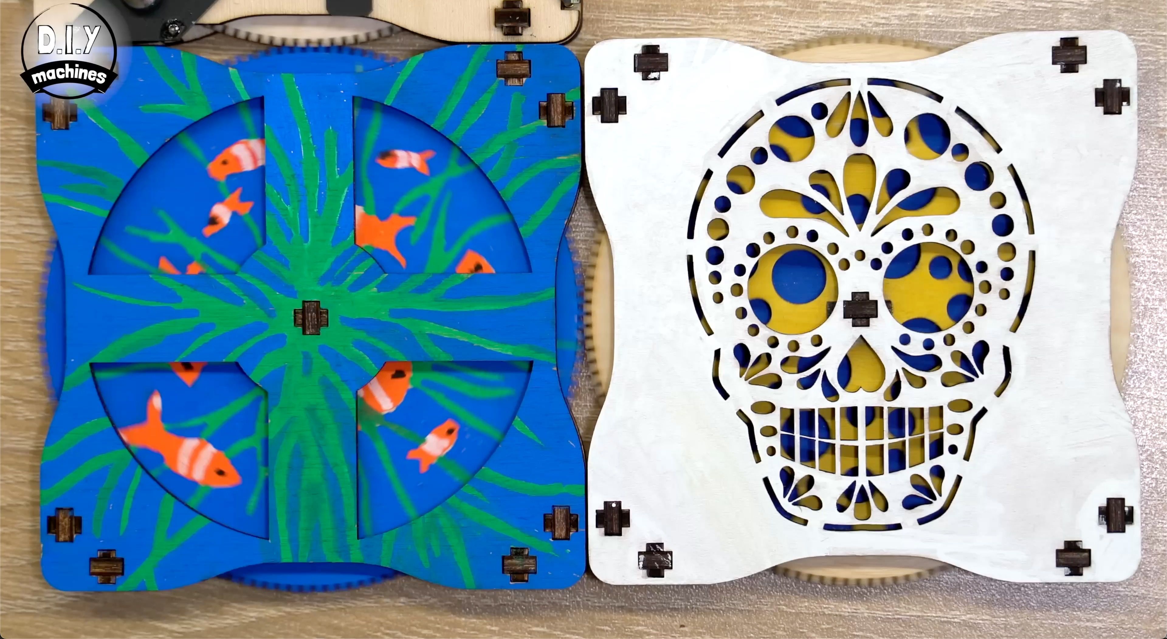 I discovered 5 projects that blend 3D printing and laser engraving