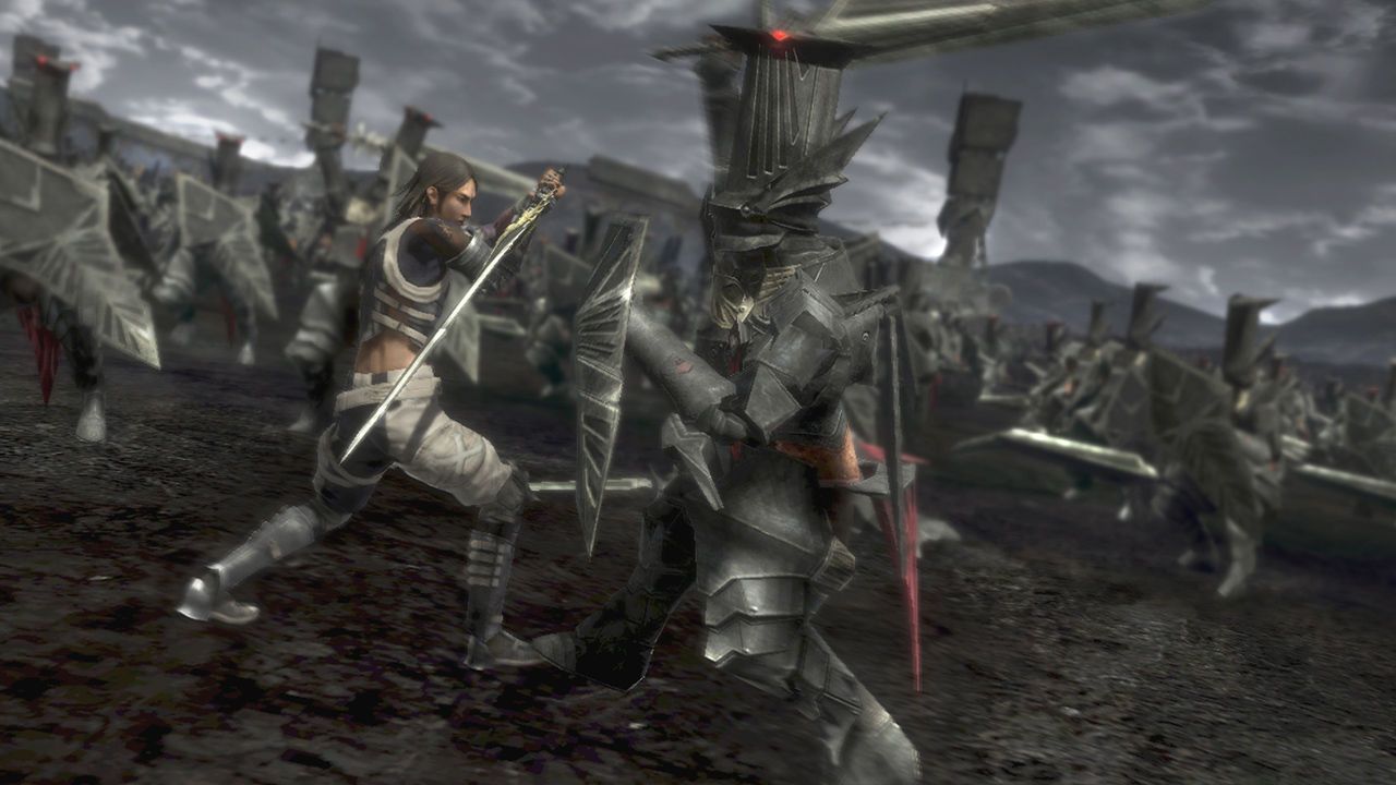 Lost Odyssey two dudes sword battling