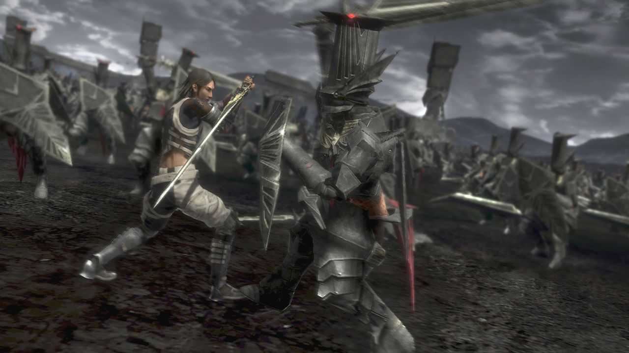 Lost Odyssey two dudes sword battling