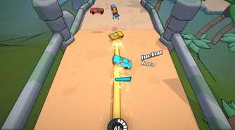 Flex Riders cars grinding on central rail