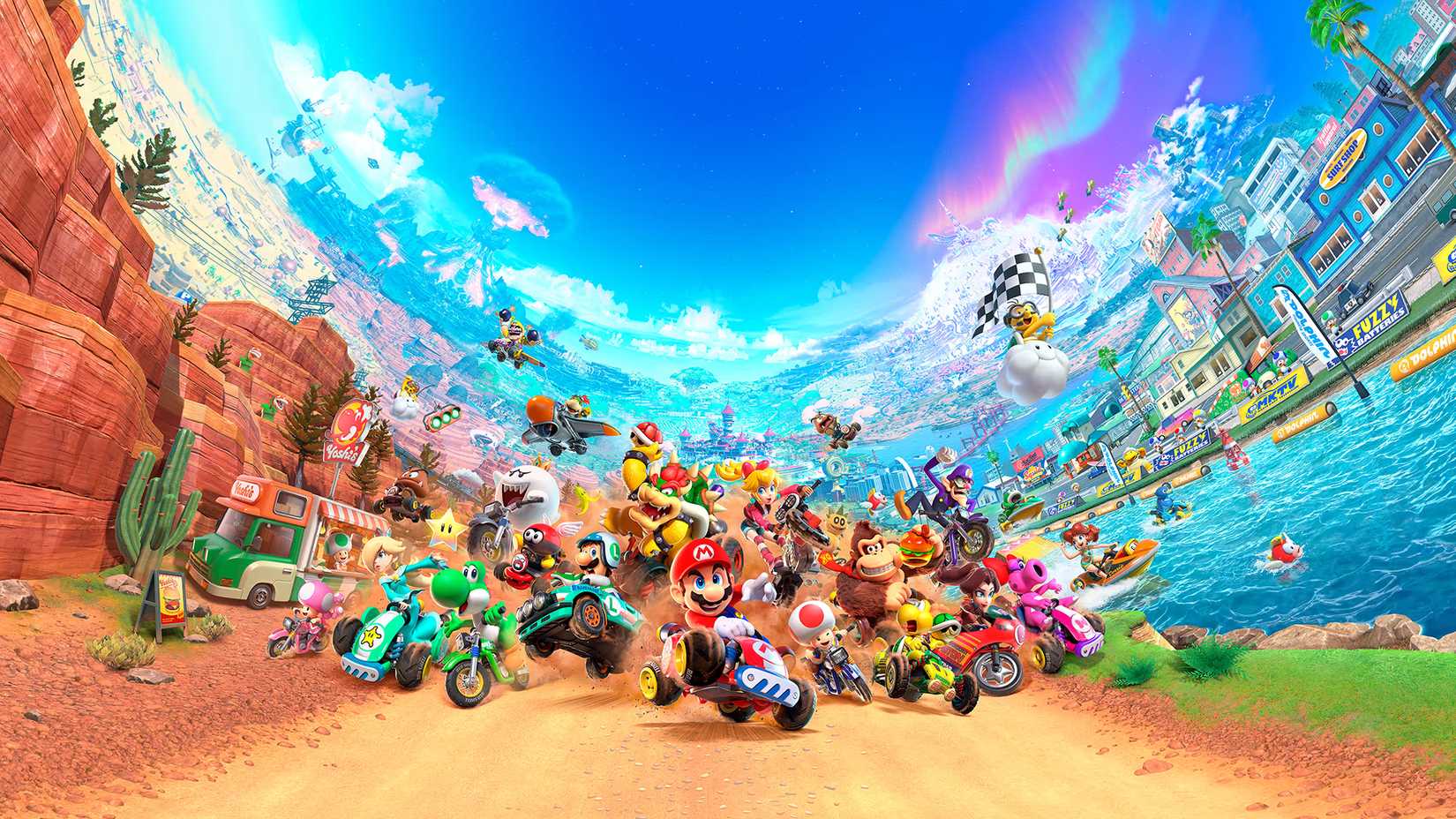 Mario Kart World key art for the Nintendo Switch 2.